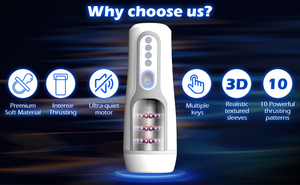 Warrior Automatic Thrusting Rotating Masturbator - XBIZ Award Winner Male Stroker - Best Sex Toys in India - Discreet Delivery - Image 7