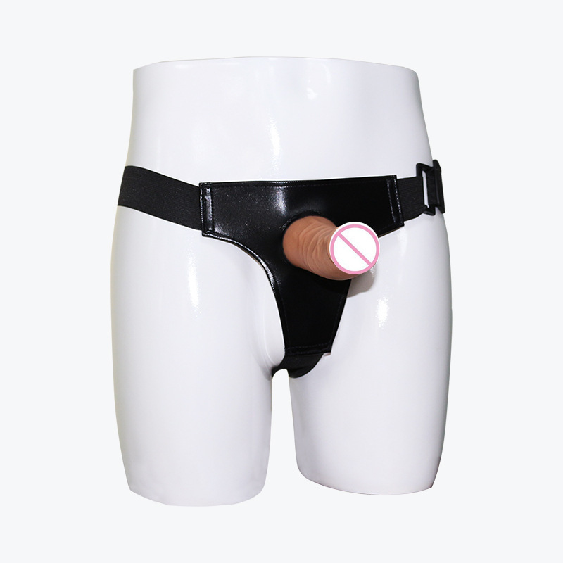 Premium Wearable Men's Strap-on Dildo Panties with Realistic Hollow Dildo Sleeve - Soft Medical Grade Silicone Penis Extender for Couples - Adult Wellness India - Image 9