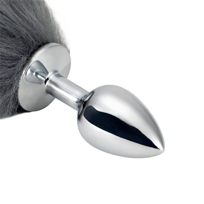 Premium Fox Tail Anal Plug for Magical Romantic Roleplay - Soft Faux Fur & Smooth Metal Butt Plug - Best Sex Toys in India for Couples & Adults - Image 5