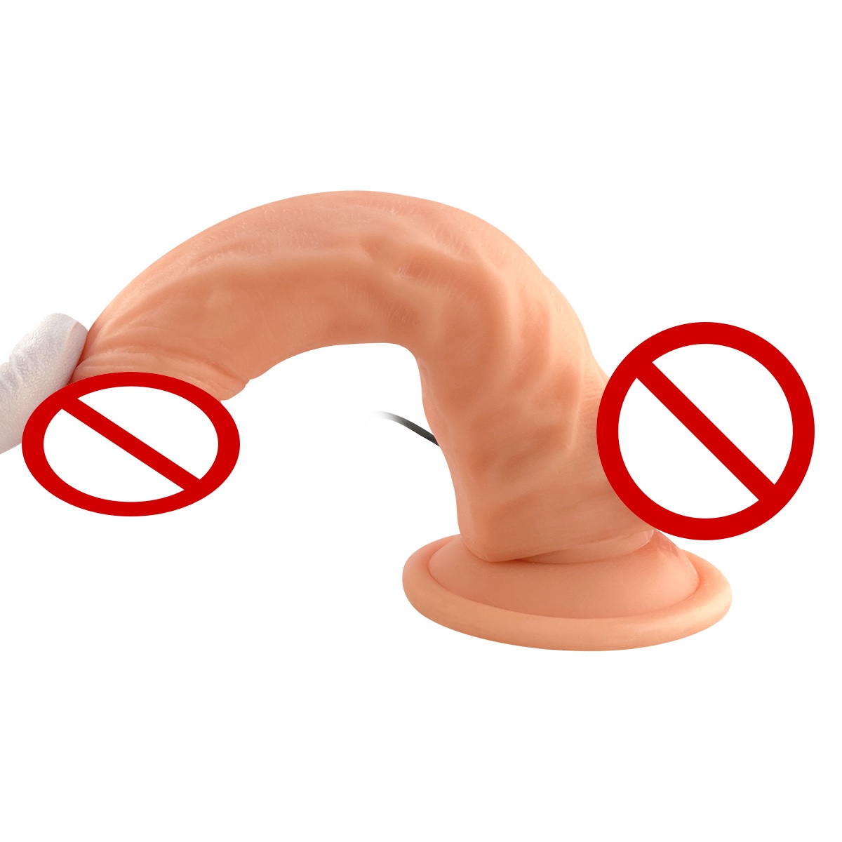 High Simulation Realistic Silicone Dildo - Premium Female Masturbation Device - Soft Skin-Safe Big Penis Sex Toy for Women & Couples - BQ Model 008 India - Image 11