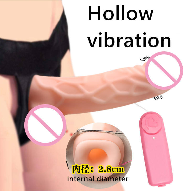 Premium Realistic Hollow Shock Strap-on Dildo - Ultra Soft Medical Grade Silicone Penis Extender for Couples - Best Adult Wellness Product India - Image 3