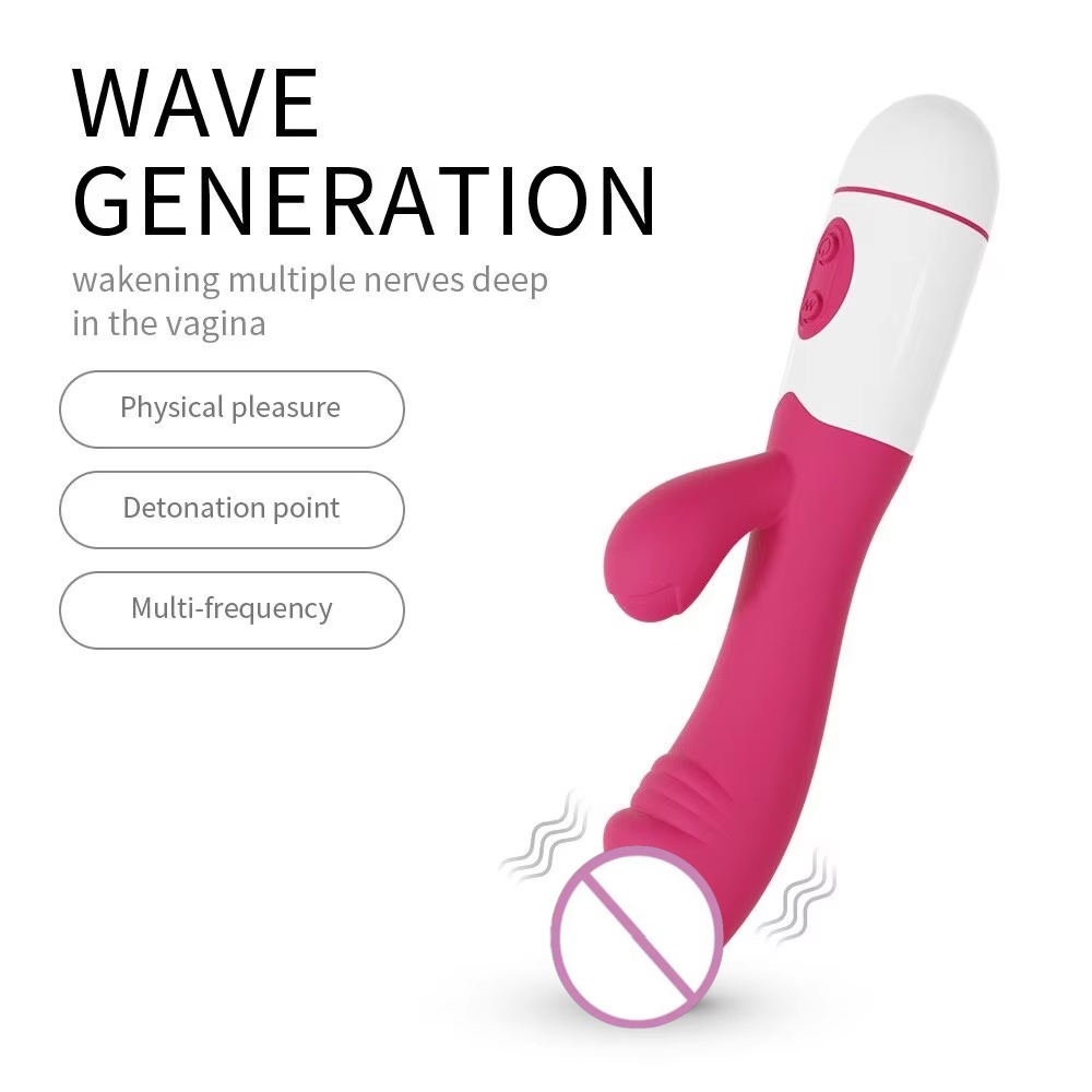 Premium G-Spot Rabbit Stick Vibrator for Women - Clitoral Dual Stimulation Massager - Waterproof Silicone Adult Wellness Toys in India - Image 5