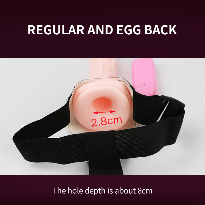 Premium Realistic Hollow Strap-on Dildo for Men - Realistic Penis Extender Sleeve for Couples - Medical Grade Silicone Adult Wellness Product India - Image 7