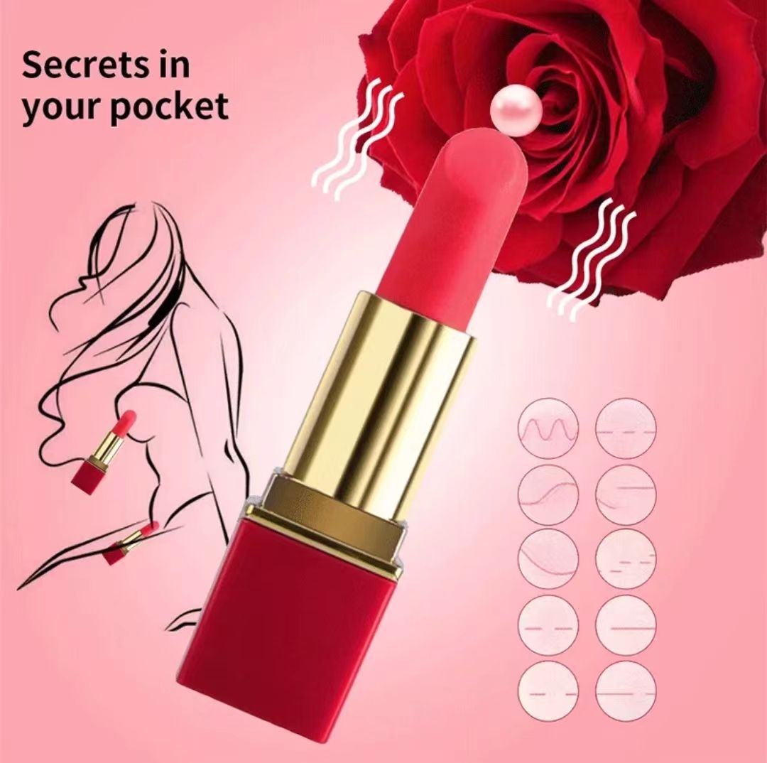 Premium Lipstick Vibrator for Women - Discreet Adult Wellness Product | Portable Pocket Power Couple Toy | Best Sex Toys in India with Secret Delivery