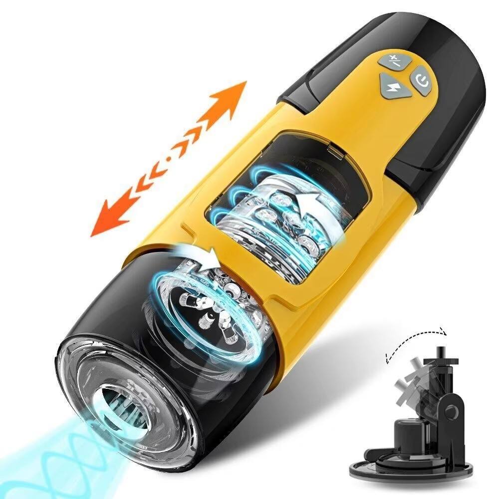Premium APP Control Male Masturbator - 9 Vibrating & 5 Suction Modes Hands-Free Adult Toy - LCD Display & 3D Texture Professional Adult Wellness Product - Image 6