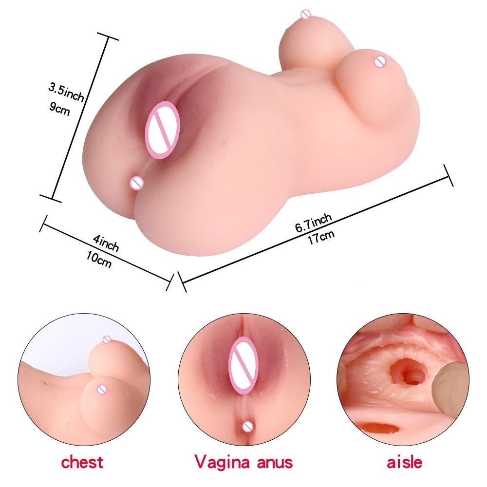 Realistic 4-in-1 Sex Doll Torso for Men - Big Breasts & Plump Butt Masturbator - Premium TPE Adult Wellness Product India - Image 13