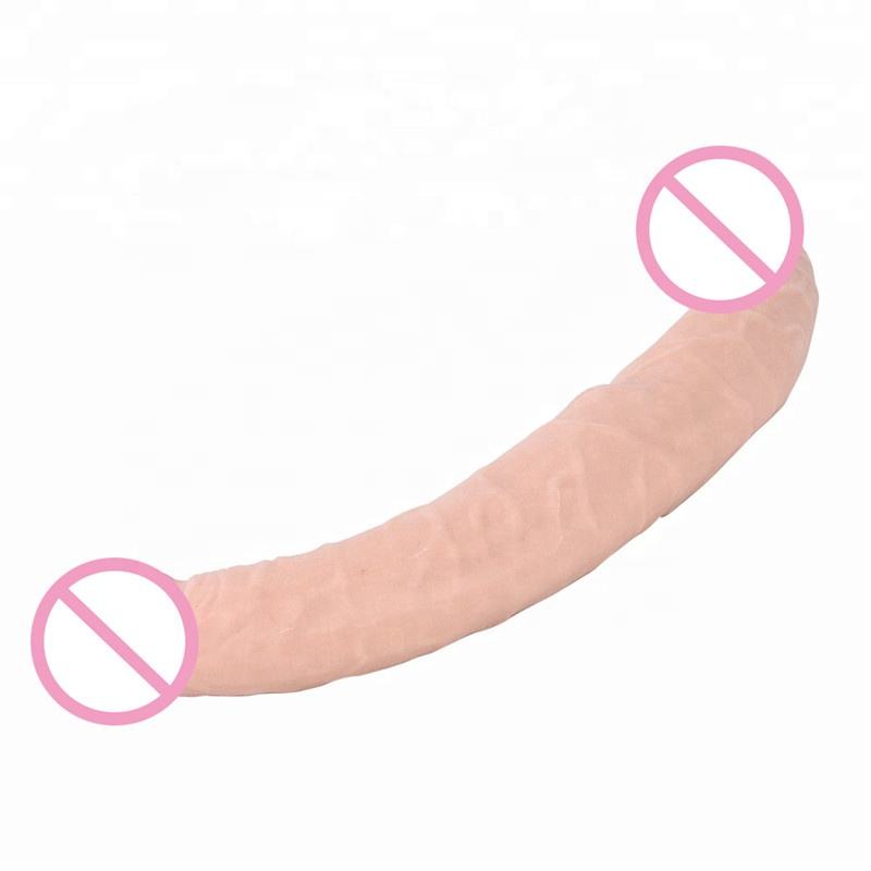 Premium 37CM Super Long Double Ended Realistic Dildo - Flexible Dual Headed Dong for Couples & Lesbians - Soft Silicone Adult Sex Toy India - Image 5