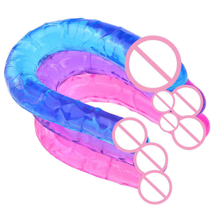 Premium 40CM Super Long Double Ended Realistic Dildo - Flexible Jelly Dragon Dildo for Women & Couples - Best Adult Wellness Toy in India - Discreet Delivery - Image 11