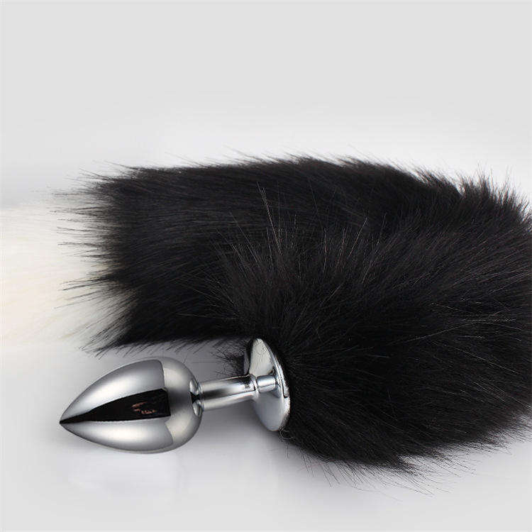 Premium Fox Tail Anal Plug for Magical Romantic Roleplay - Soft Faux Fur & Smooth Metal Butt Plug - Best Sex Toys in India for Couples & Adults - Image 3