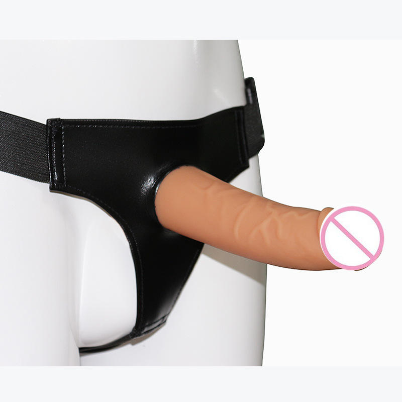 Premium Wearable Men's Strap-on Dildo Panties with Realistic Hollow Dildo Sleeve - Soft Medical Grade Silicone Penis Extender for Couples - Adult Wellness India - Image 5