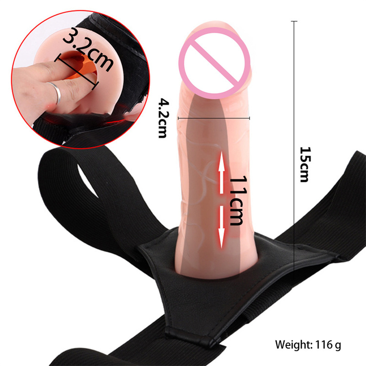 Premium Realistic Hollow Strap-on Dildo for Men - Ultra Soft Medical Grade Silicone Penis Extender Sleeve for Couples - Best Adult Wellness Product India - Image 9