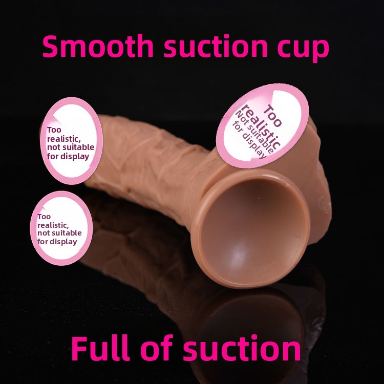 High Simulation Realistic Silicone Dildo - Premium Female Masturbation Device - Soft Skin-Safe Big Penis Sex Toy for Women & Couples - BQ Model 008 India - Image 3