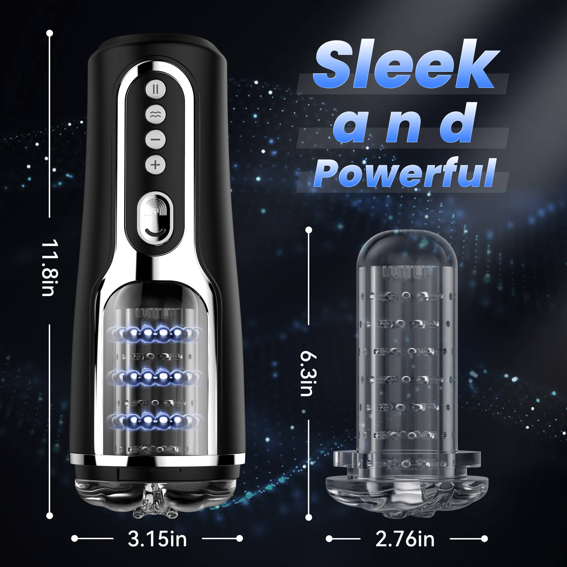 Warrior Automatic Thrusting Rotating Masturbator - XBIZ Award Winner Male Stroker - Best Sex Toys in India - Discreet Delivery - Image 3