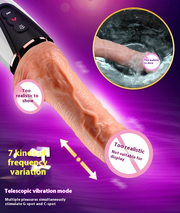 Premium ZDB Wireless Heating Dildo Vibrator Sex Machine | 100% Waterproof Remote Wand Gun for Women & Couples | Intense Suction & Real Sex Feel Toy - Image 7