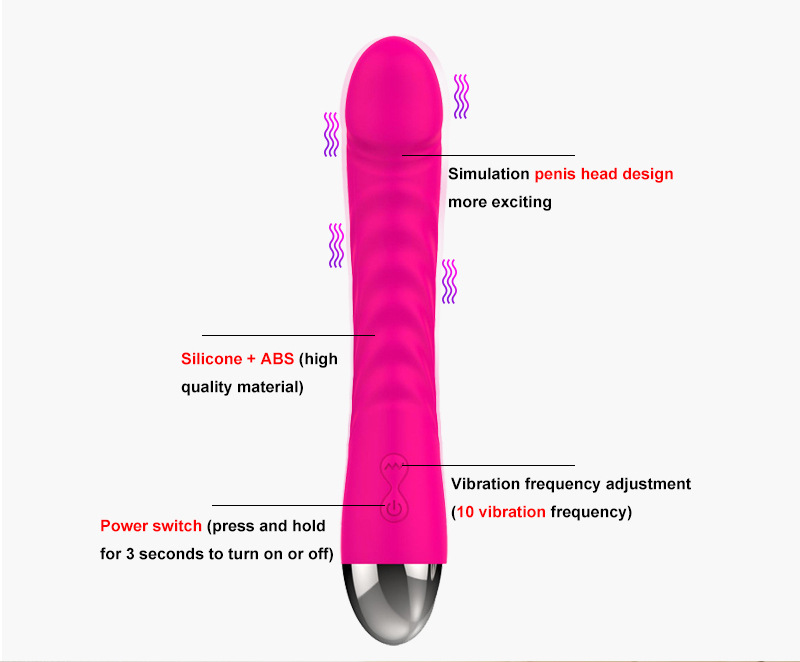 Premium 10 Frequency AV Vibration Rod for Female G-Spot Massage - USB Rechargeable IPX7 Waterproof AV Stick Wand Massager - Best Adult Wellness India - Image 6